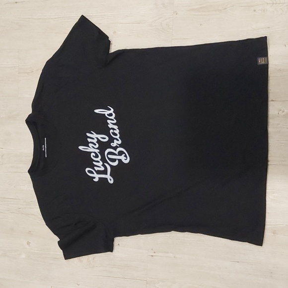 Lucky Brand T-shirt Black XL - Picture 1 of 10
